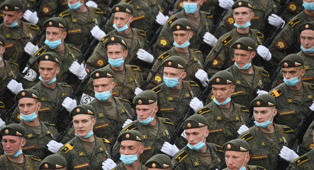 莫斯科郊区举行胜利日阅兵首次彩排