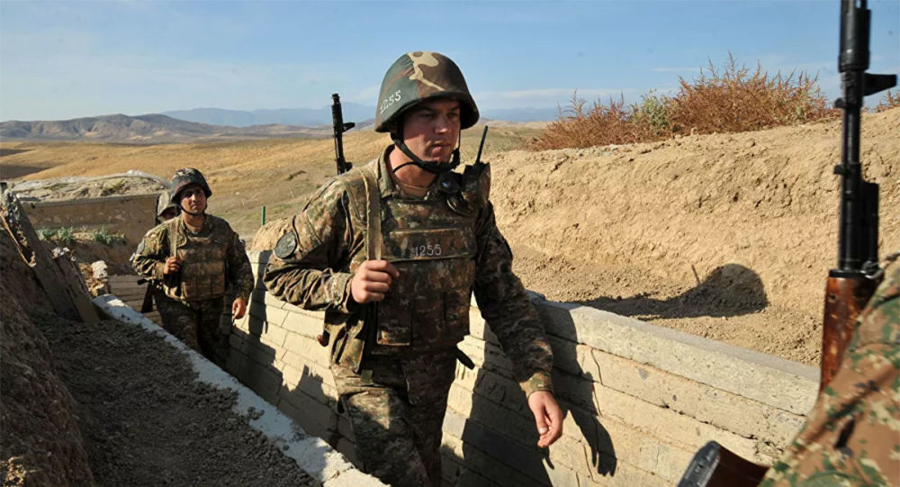 阿塞拜疆国防部称在边境迫降亚美尼亚军方的一架无人机