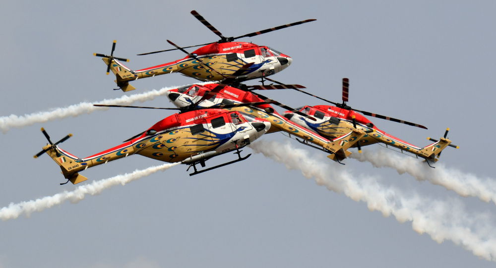 印度​空军“孔雀”飞行表演队首次来俄参加莫斯科航展