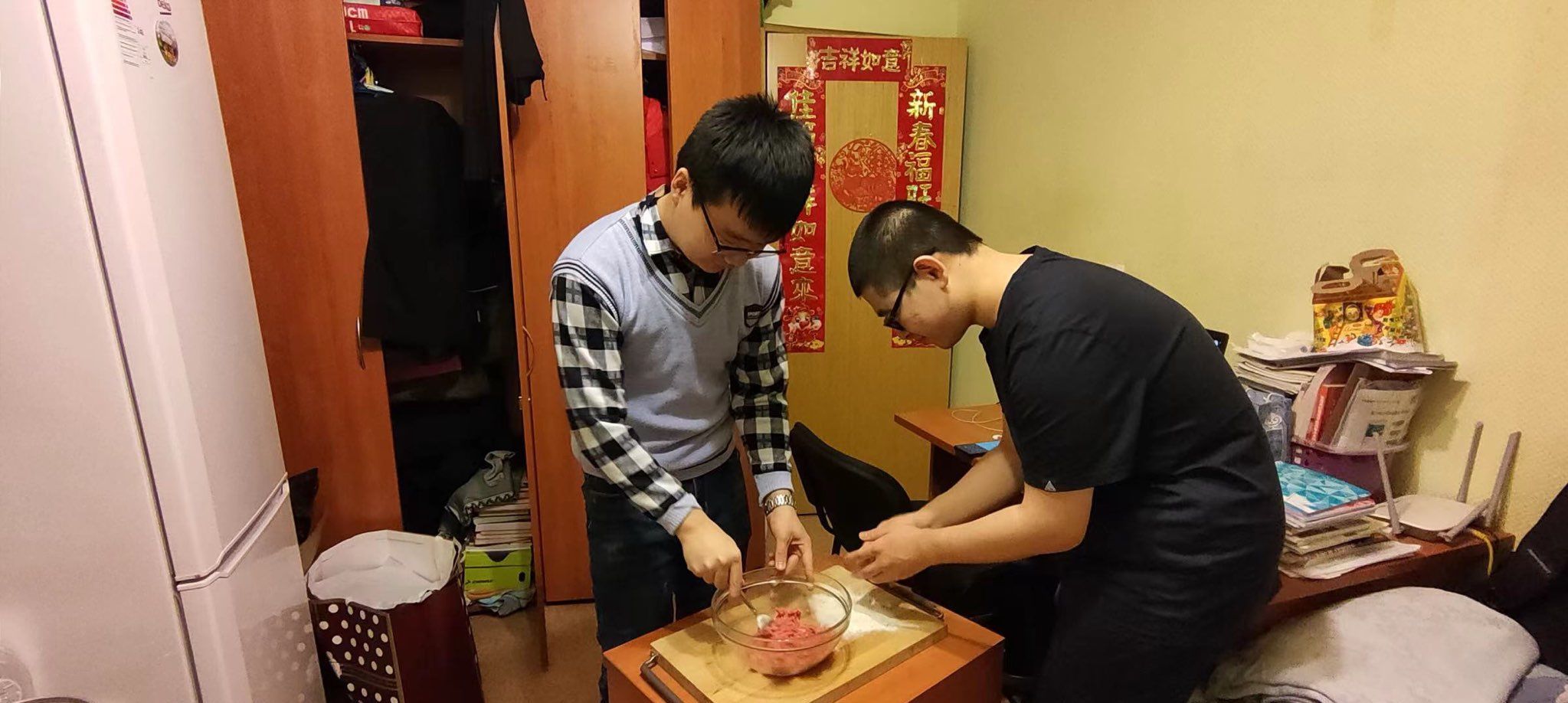 在俄罗斯“就地过年”的中国人 在俄罗斯“就地过年”的中国人