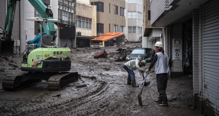 日本热海市山体滑坡事故已导致4人死亡 24人失踪