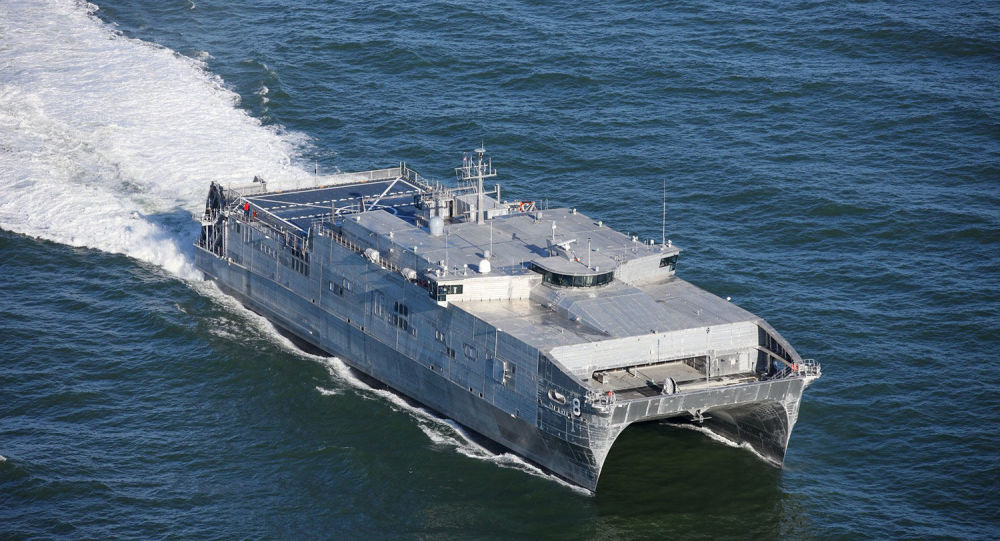美国海军“尤马”号高速运输舰已进入黑海