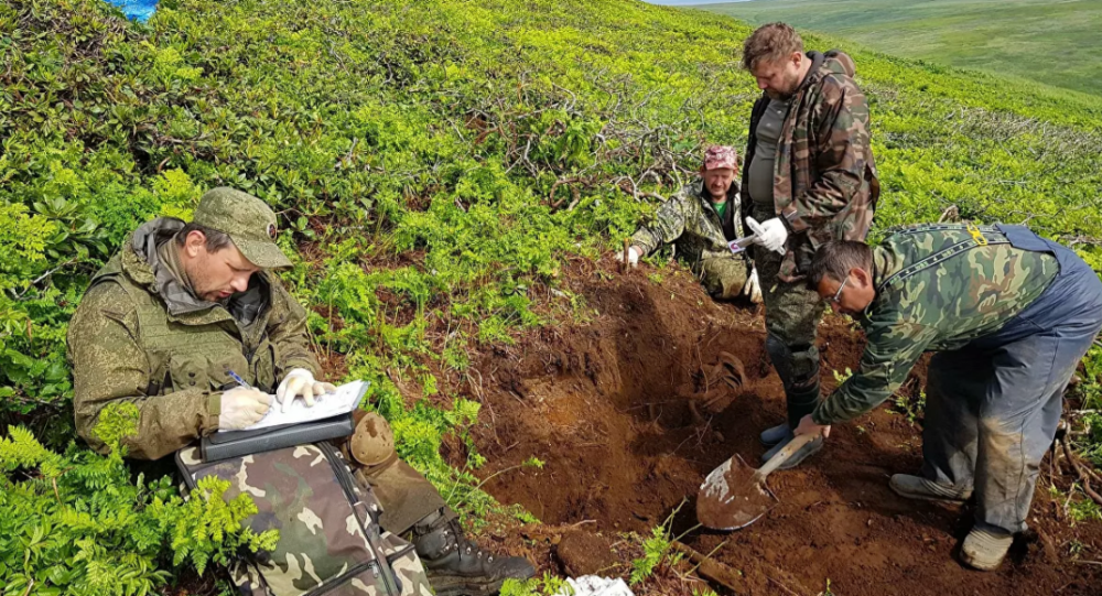 千岛群岛的舒姆舒岛上发现6具苏联士兵遗骸
