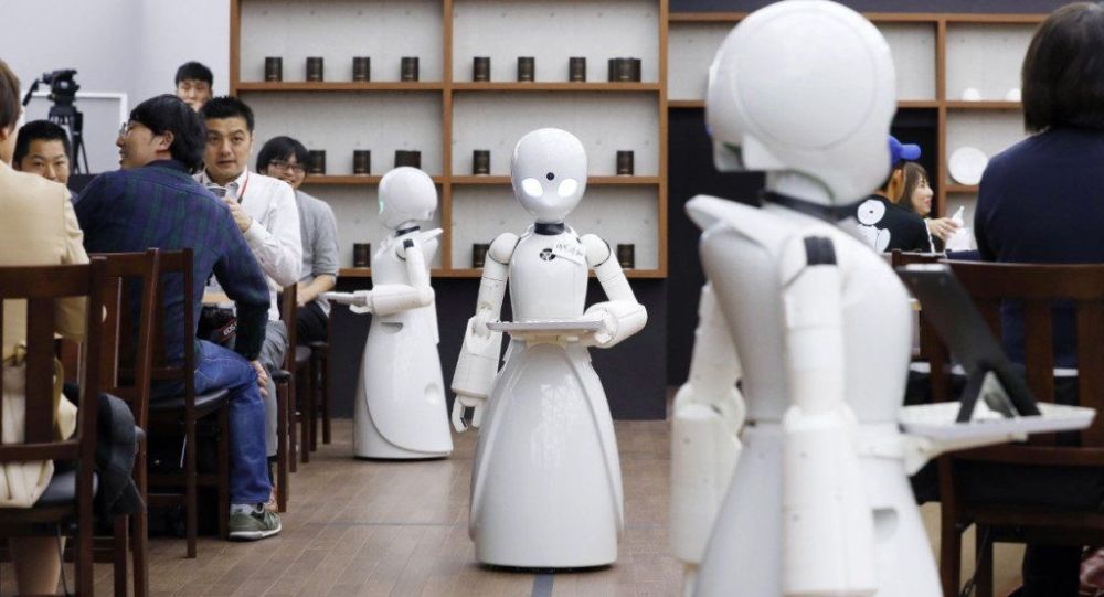 日本一家机器人咖啡馆员工可在家工作为顾客服务