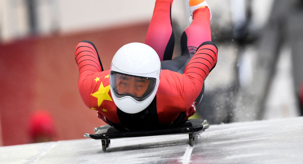 中国选手耿文强获得中国钢架雪车首个世界杯冠军