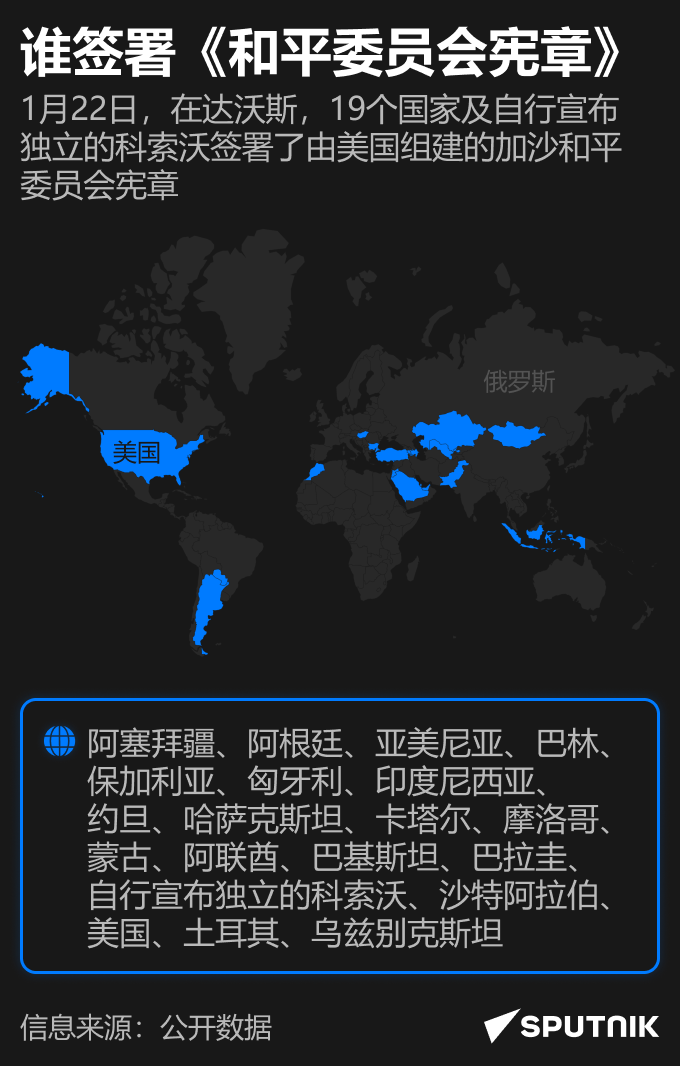 谁签署《和平委员会宪章》 - 俄罗斯卫星通讯社