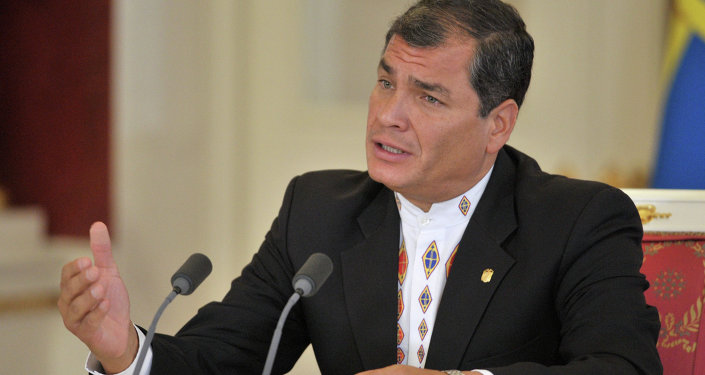 厄瓜多尔总统科雷亚图片