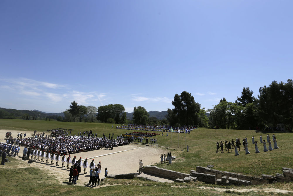 2016里约奥运会奥运圣火采集仪式