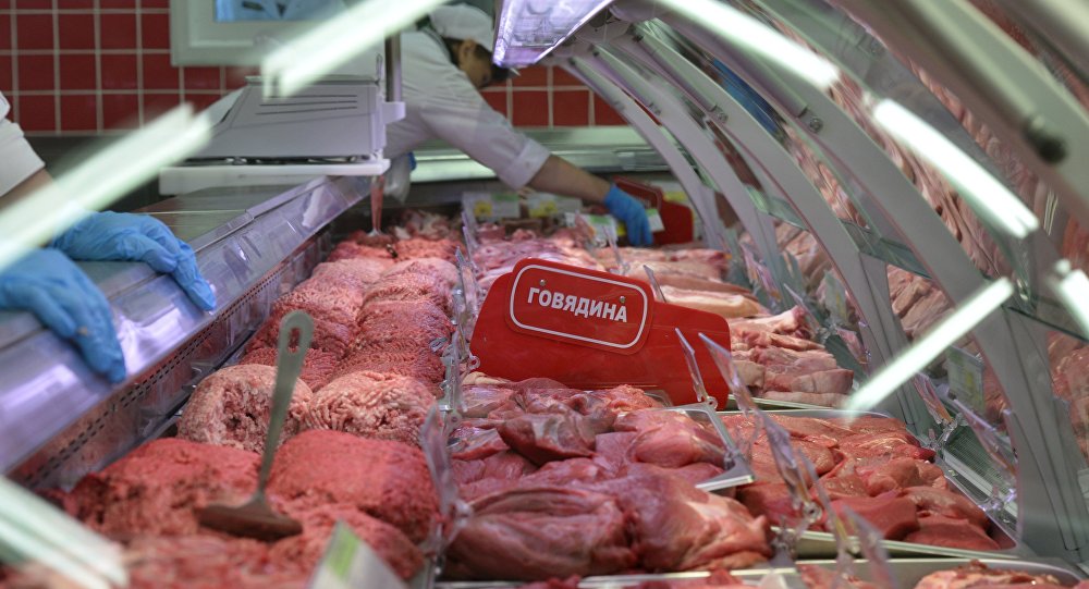 俄铁从莫斯科州向上海发送一批俄罗斯牛肉
