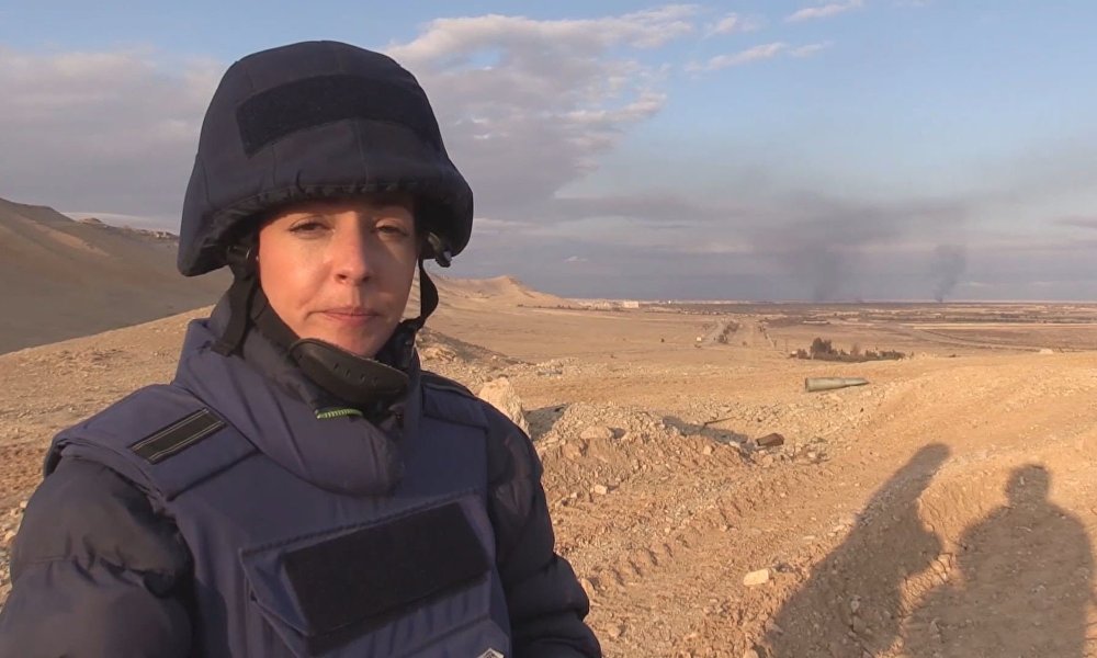 巴尔米拉获得解放 rt电视台记者率先抵达