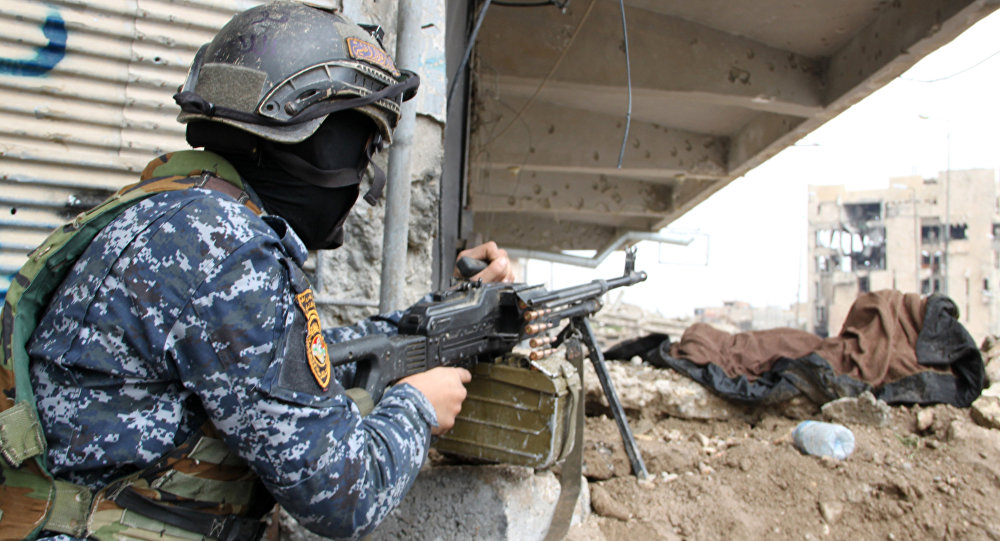 伊拉克军队正在检查穿军装人员处决22人视频的真实性