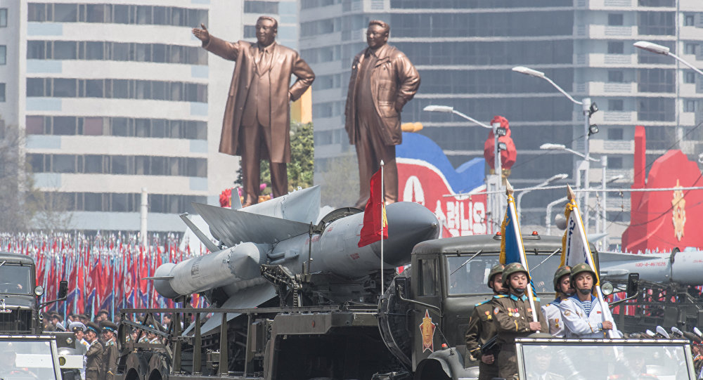 专家:朝鲜阅兵所出现的新武器证明该国正在进行导弹研制项目