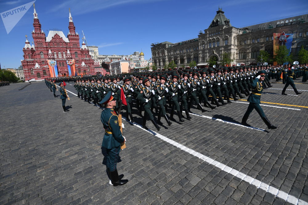 莫斯科红场卫国战争胜利73周年阅兵