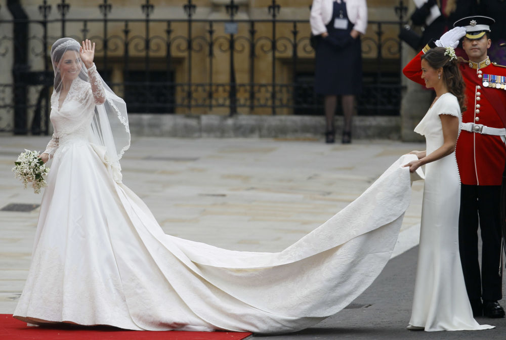 英国婚礼服饰图片