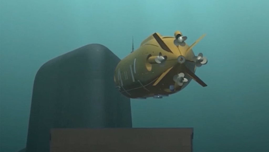 “波塞冬”无人潜航器图片