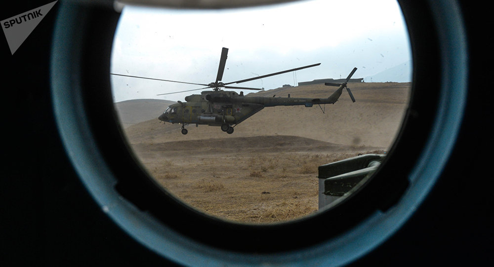 数架直升机已从俄调往塔吉克斯坦参加在阿富汗边境附近举行的军演