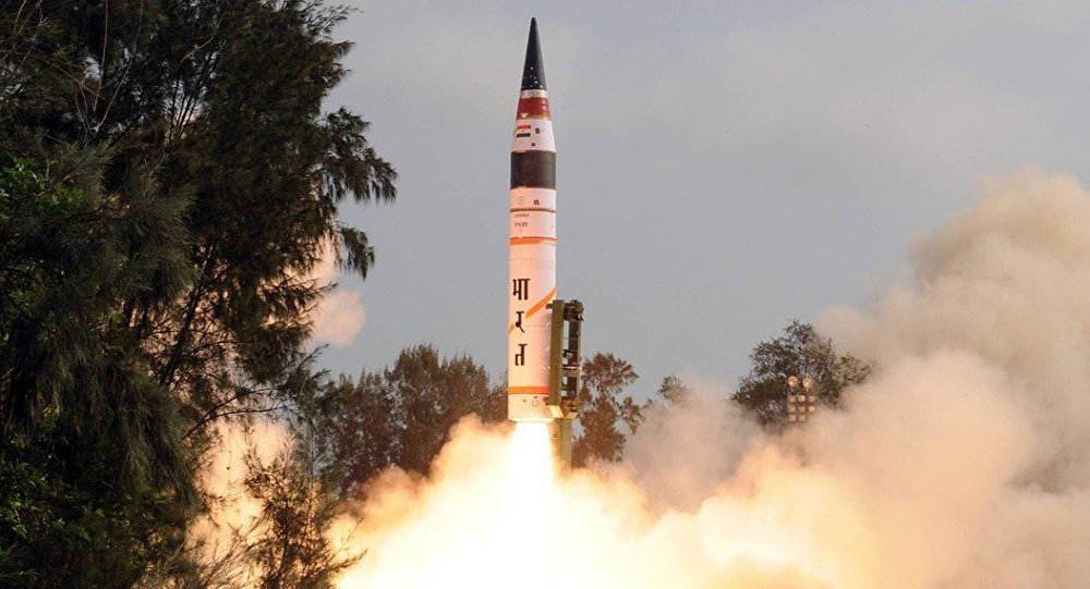 印度测试新一代弹道导弹