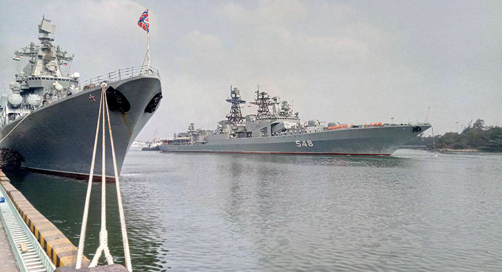 印度海军：俄印海军波罗的海联合军演结束