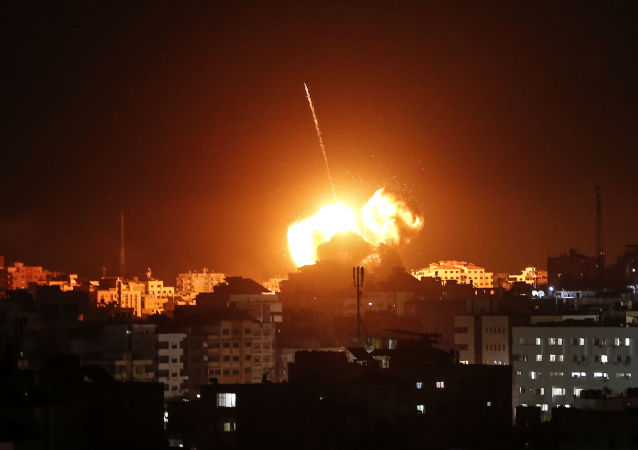 Ракетная атака Израиля на Сектор Газа