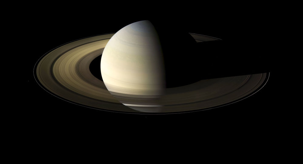 Nasa发布有光环的土星图像 图片 俄罗斯卫星通讯社