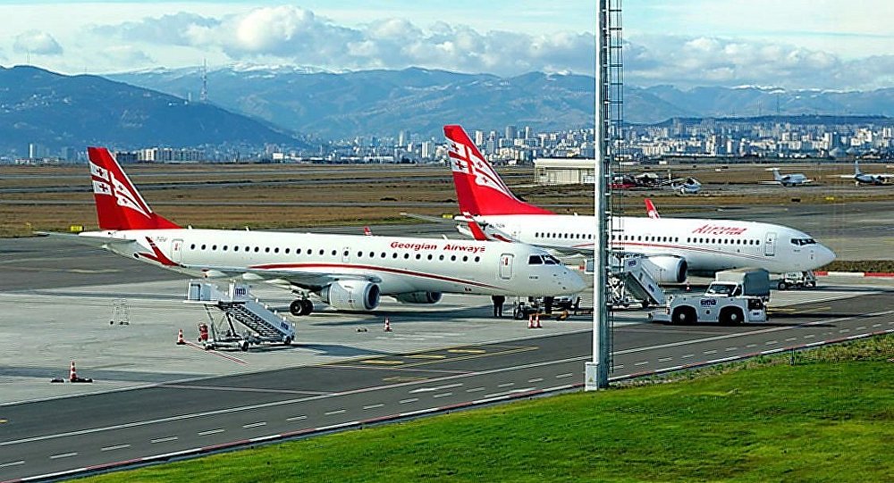 格鲁吉亚airzena航空公司的客机