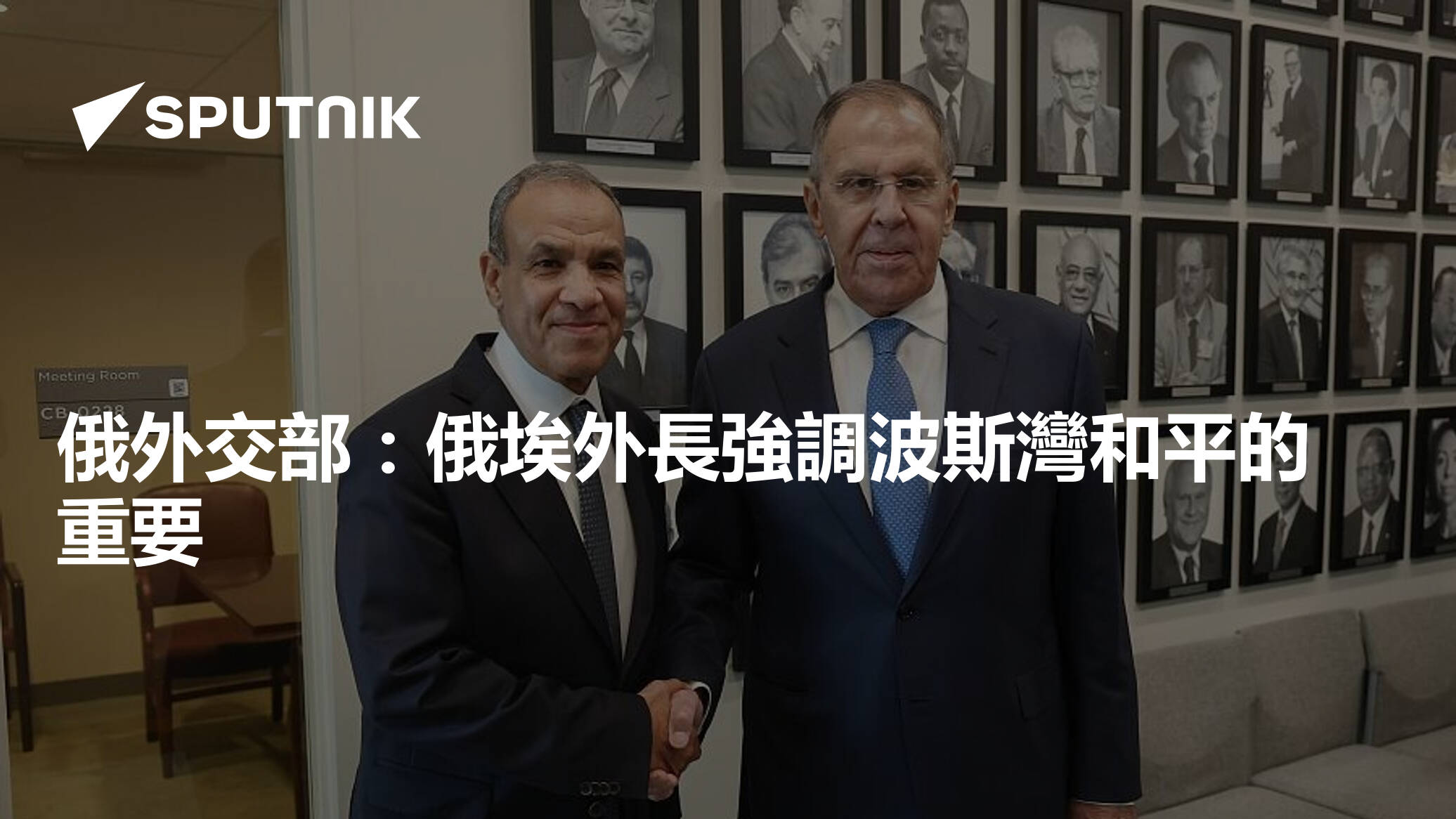 俄外交部：俄埃外長強調波斯灣和平的重要