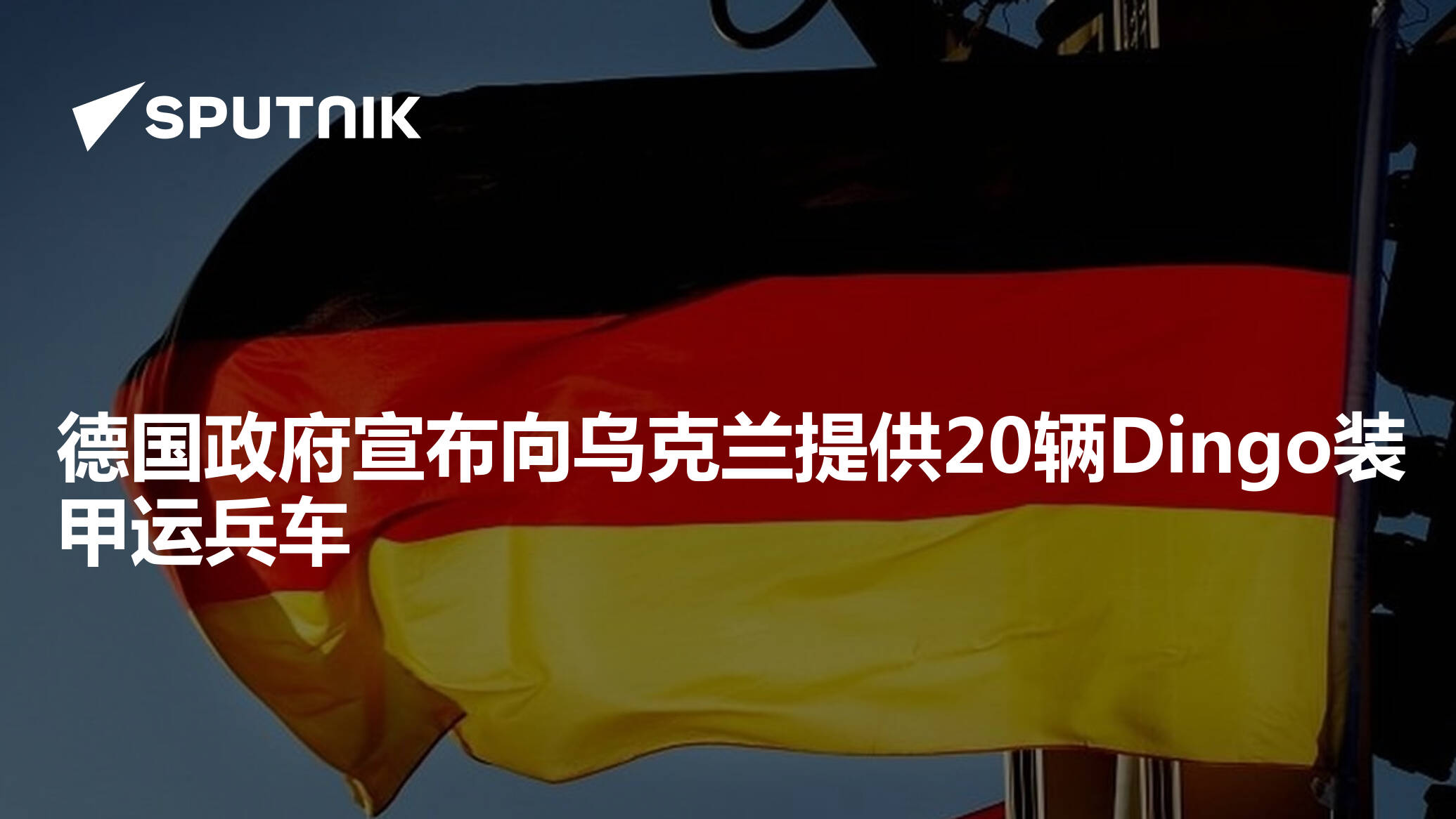 德国政府宣布向乌克兰提供20辆Dingo装甲运兵车- 2022年12月8日, 俄罗斯