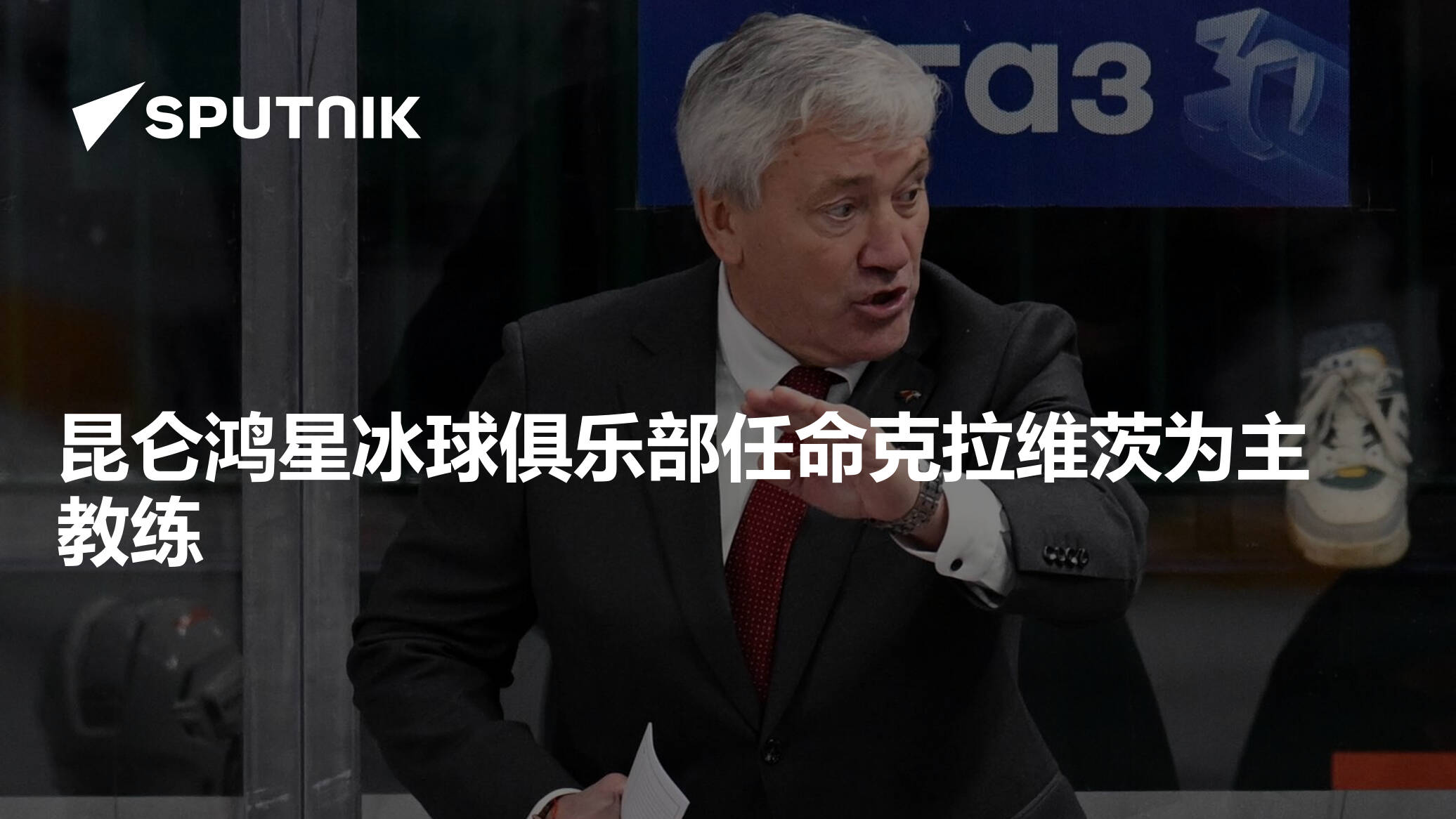 昆仑鸿星冰球俱乐部任命克拉维茨为主教练 - 2024年5月2日, 俄罗斯卫星通讯社