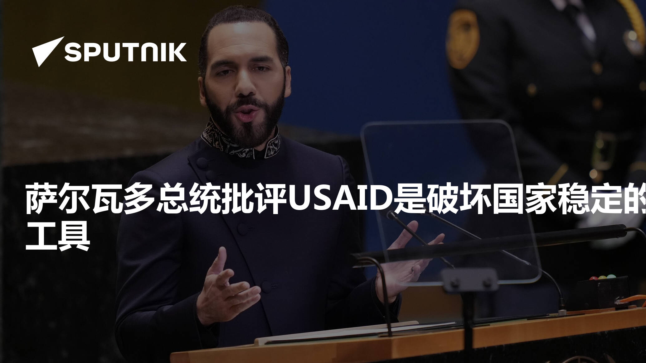 萨尔瓦多总统批评USAID是破坏国家稳定的工具- 2025年2月3日, 俄罗斯卫星通讯社