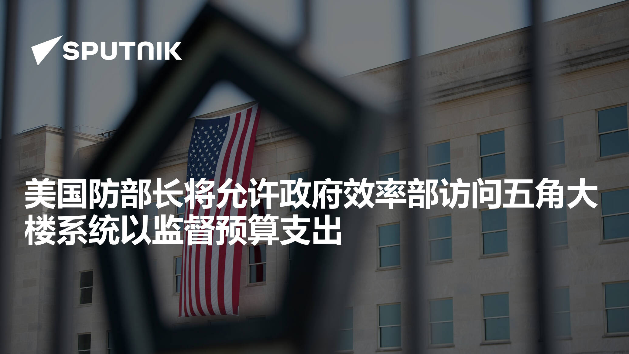 美国防部长将允许政府效率部访问五角大楼系统以监督预算支出- 2025年2月21日, 俄罗斯卫星通讯社
