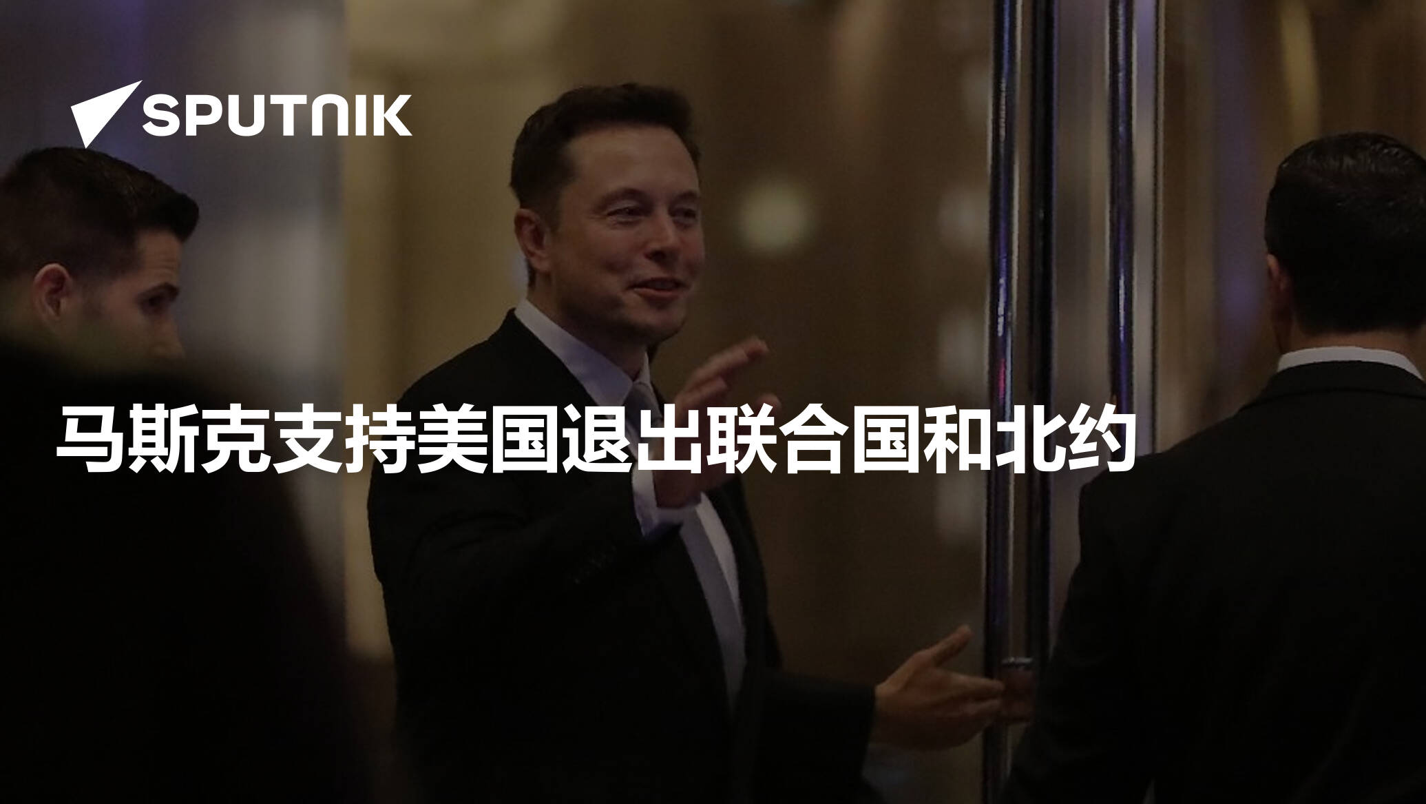 马斯克支持美国退出联合国和北约- 2025年3月2日, 俄罗斯卫星通讯社