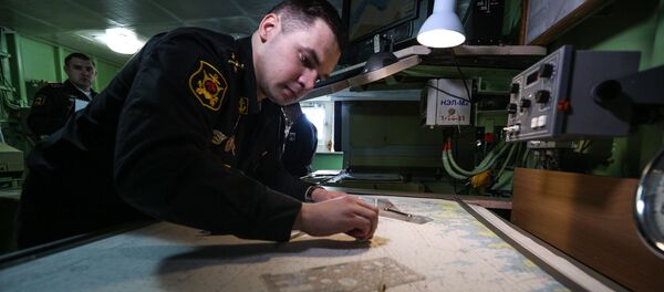 Штурман тяжелого атомного ракетного крейсера Петр Великий - 俄罗斯卫星通讯社