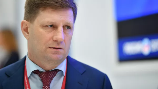 Губернатор Хабаровского края Сергей Фургал на Российском инвестиционном форуме в Сочи - 俄羅斯衛星通訊社
