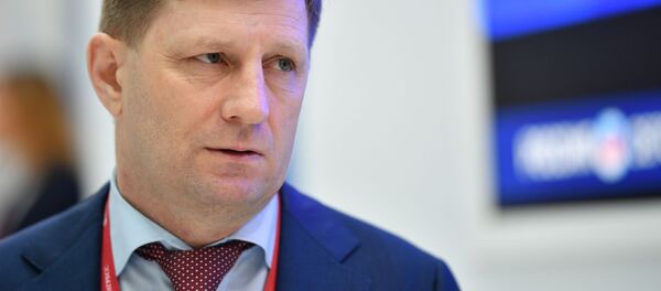 Губернатор Хабаровского края Сергей Фургал на Российском инвестиционном форуме в Сочи - 俄罗斯卫星通讯社