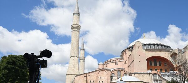 В Турции собор Святой Софии снова стал мечетью. В Турции собор Святой Софии снова стал мечетью. - 俄羅斯衛星通訊社