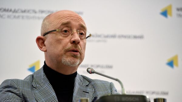 烏克蘭國防部長阿列克謝·列茲尼科夫 - 俄羅斯衛星通訊社