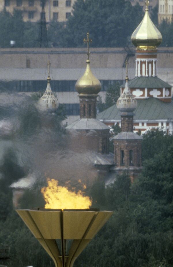 Олимпийский огонь в Москве, 1980 год - 俄罗斯卫星通讯社