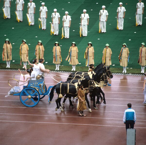 Церемония открытия XXII летних Олимпийских игр в Москве, 1980 год - 俄罗斯卫星通讯社