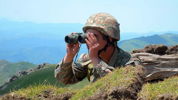Армянские военные в Тавушской области - 俄罗斯卫星通讯社