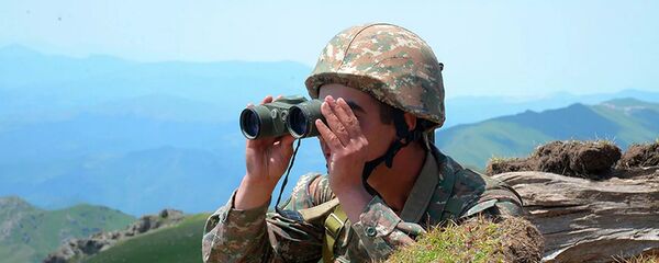 Армянские военные в Тавушской области - 俄罗斯卫星通讯社