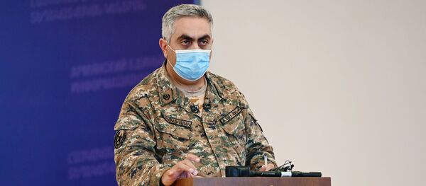 Брифинг в Армении на тему конфликта на армяно-азербайджанской границе - 俄罗斯卫星通讯社