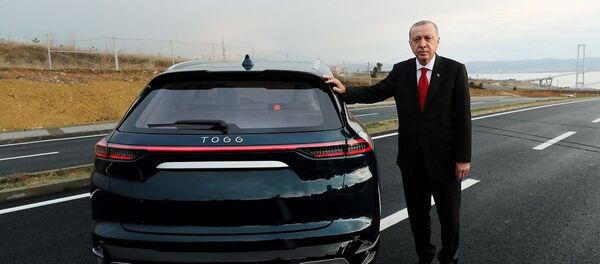 Президент Турции Р. Т. Эрдоган представляет первый отечественный электромобиль TOGG - 俄罗斯卫星通讯社