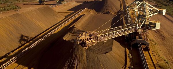 Добыча железной руды в Австралии Rio Tinto Добыча железной руды в Австралии Rio Tinto - 俄羅斯衛星通訊社