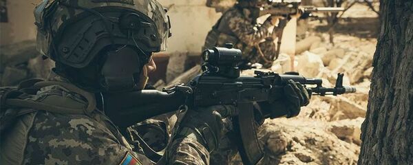 Военнослужащие вооруженных сил Азербайджана - 俄罗斯卫星通讯社