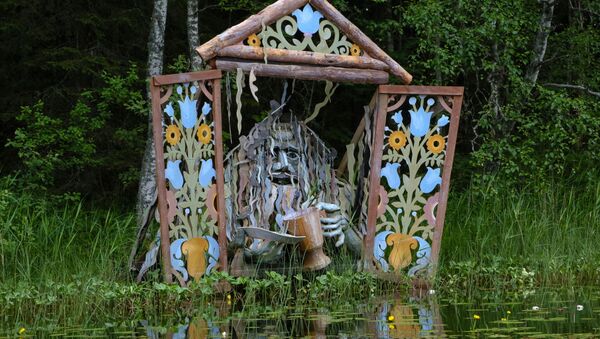 阿爾漢格爾斯克州克諾澤羅國家公園內的藝術建築 - 俄羅斯衛星通訊社