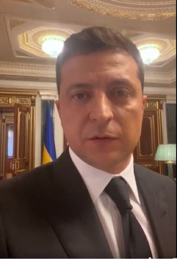 泽连斯基应卢茨克劫持人质者的要求录制视频消息 泽连斯基应卢茨克劫持人质者的要求录制视频消息 - 俄罗斯卫星通讯社