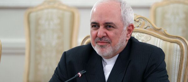 Министр иностранных дел Исламской Республики Иран Мухаммад Джавад Зариф во время встречи в Москве с министром иностранных дел РФ Сергеем Лавровым.  - 俄羅斯衛星通訊社