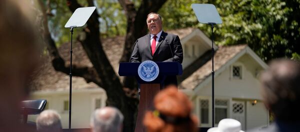 Госсекретарь США Майк Помпео - 俄羅斯衛星通訊社