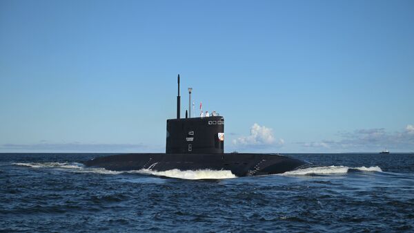 俄太平洋舰队的潜艇在日本海深处进行训练（图为“堪察加彼得罗巴甫洛夫斯克”号潜艇） - 俄罗斯卫星通讯社