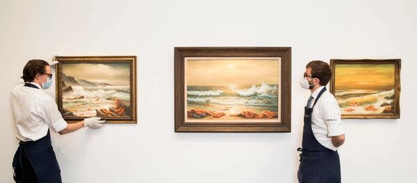 班克西将系列作品捐赠用于慈善拍卖 班克西将系列作品捐赠用于慈善拍卖 - 俄罗斯卫星通讯社